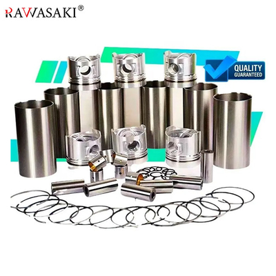 Doosan Excavator D1146 D1146T DE08 Engine Cylinder 65.01201-0050 مكبس 65.02501-0507 أطقم بطانة